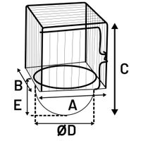 Flamingo Breeding nest Nido - Metal