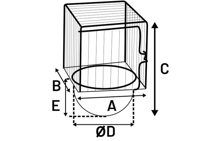 Flamingo Breeding nest Nido - Metal
