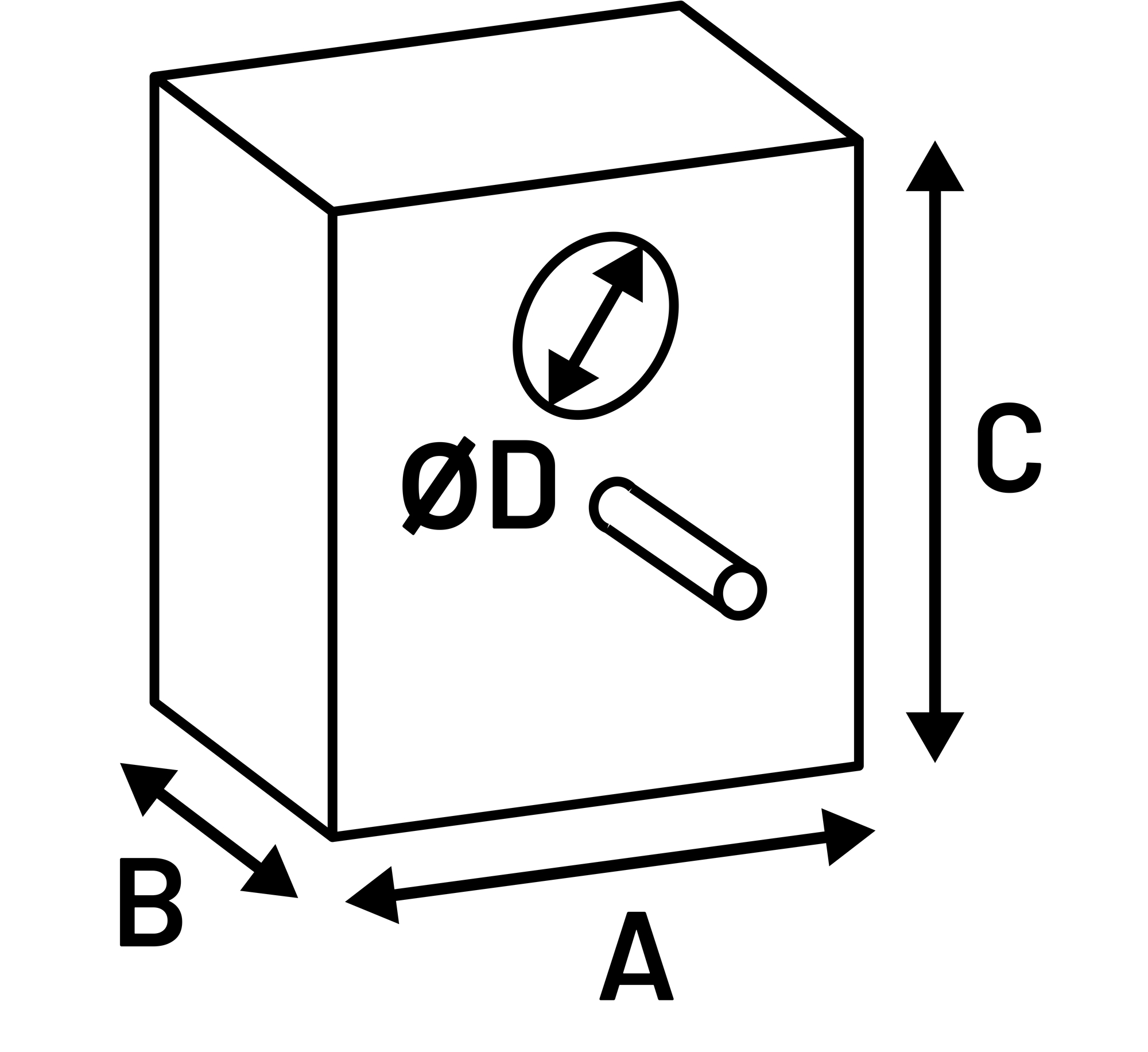 Flamingo Breeding nest Vertical Parakeets - Wood