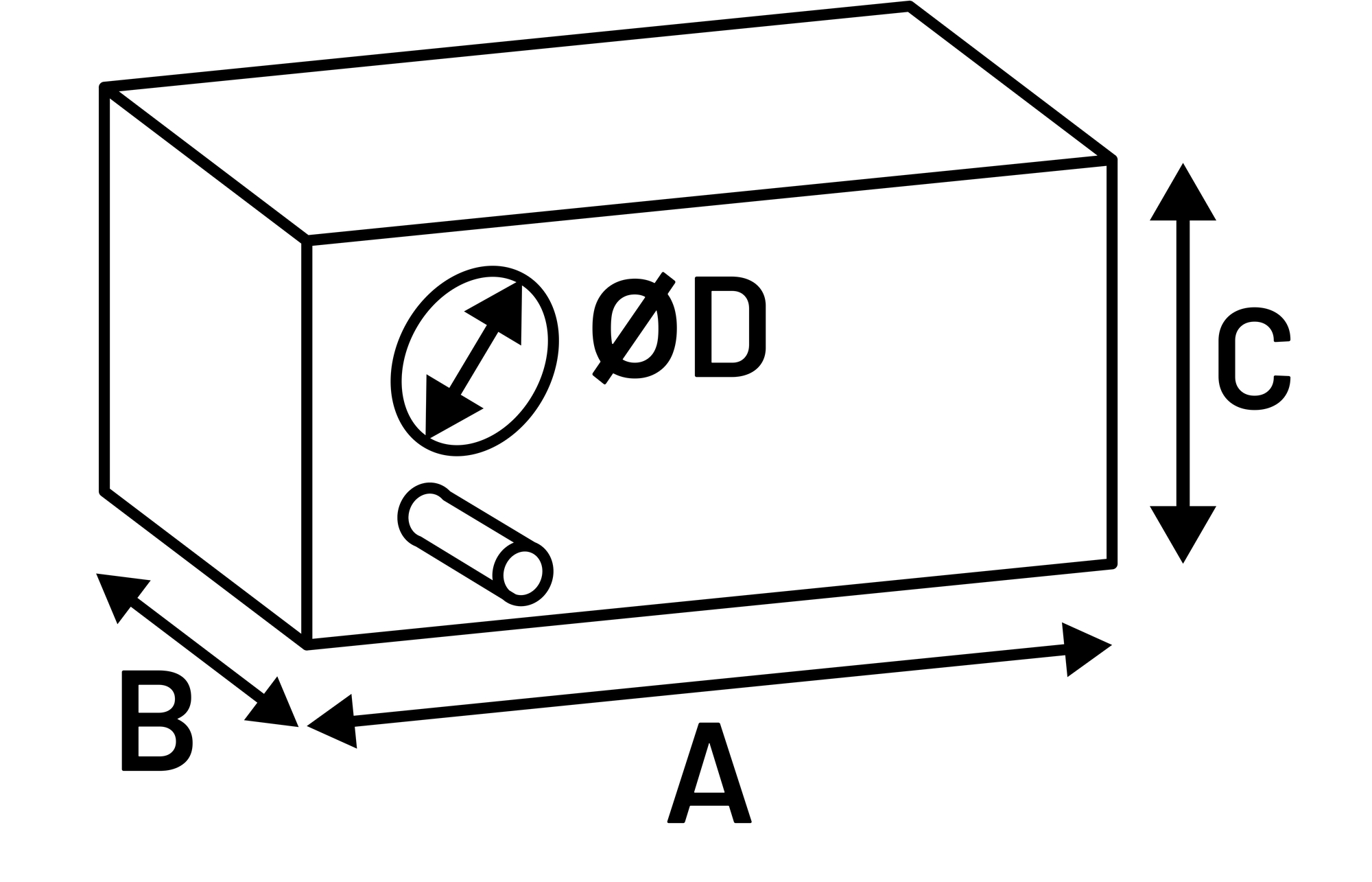 Flamingo Breeding nest Horizontal Parakeets - Wood