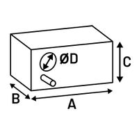 Flamingo Breeding nest Horizontal Parakeets - Wood