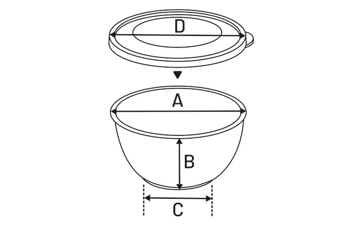 Ciotola Per Mangime KENA - Acciaio Inox, Con Coperchio, Lavabile In Lavastoviglie, Diametro 12,7cm - Foto 3