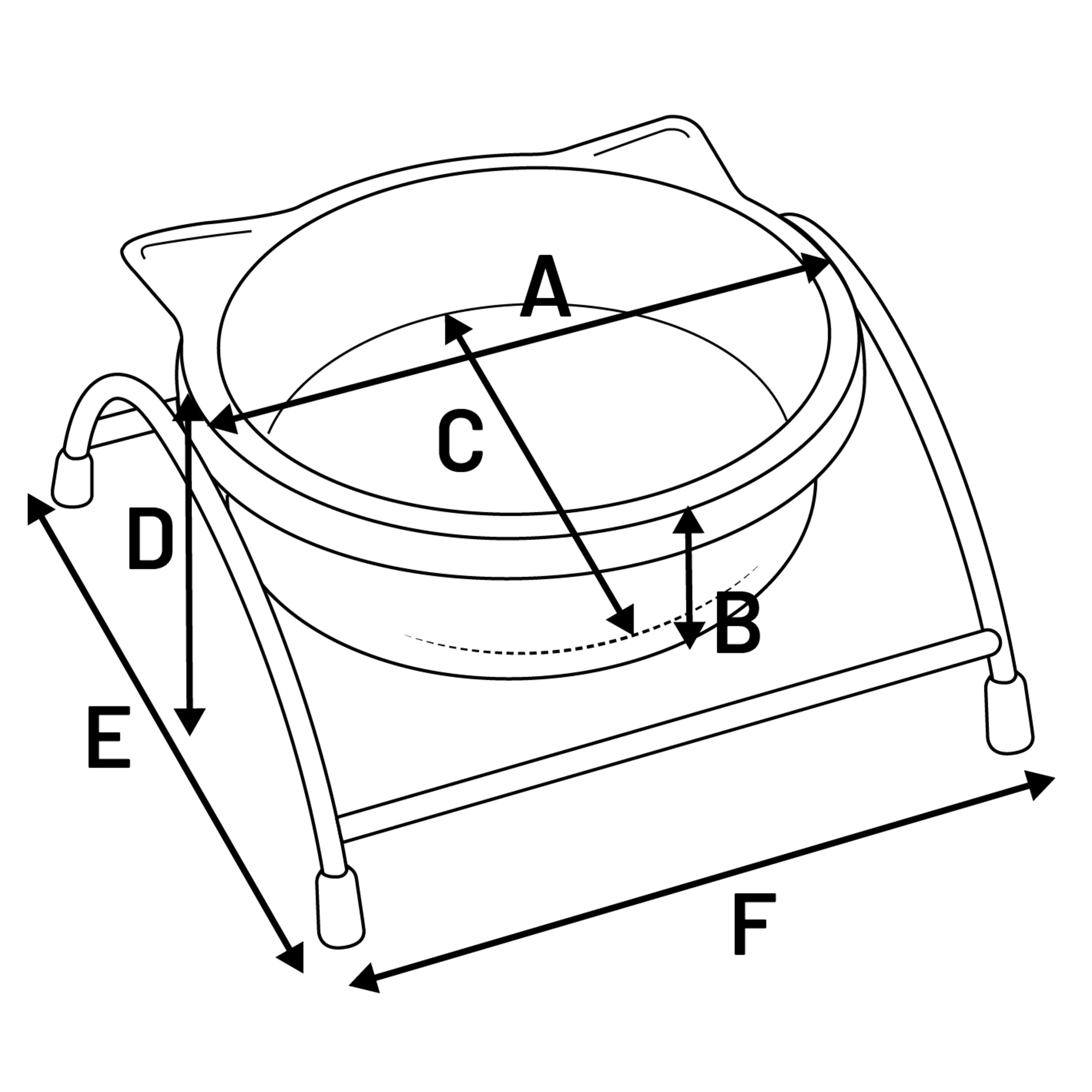 Flamingo Ciotola per cibo e acqua & Supporto Ansu Nero & Bianco