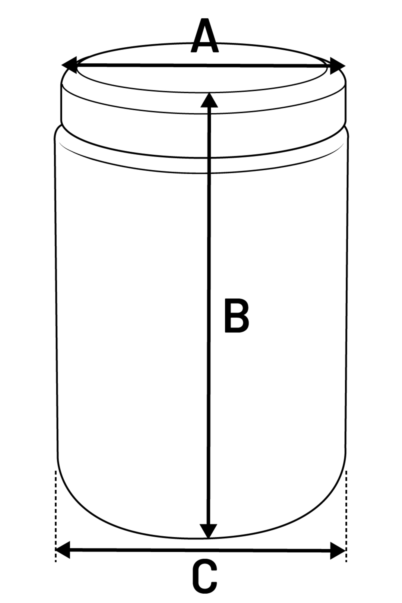 Flamingo Snack box Lora Round Black