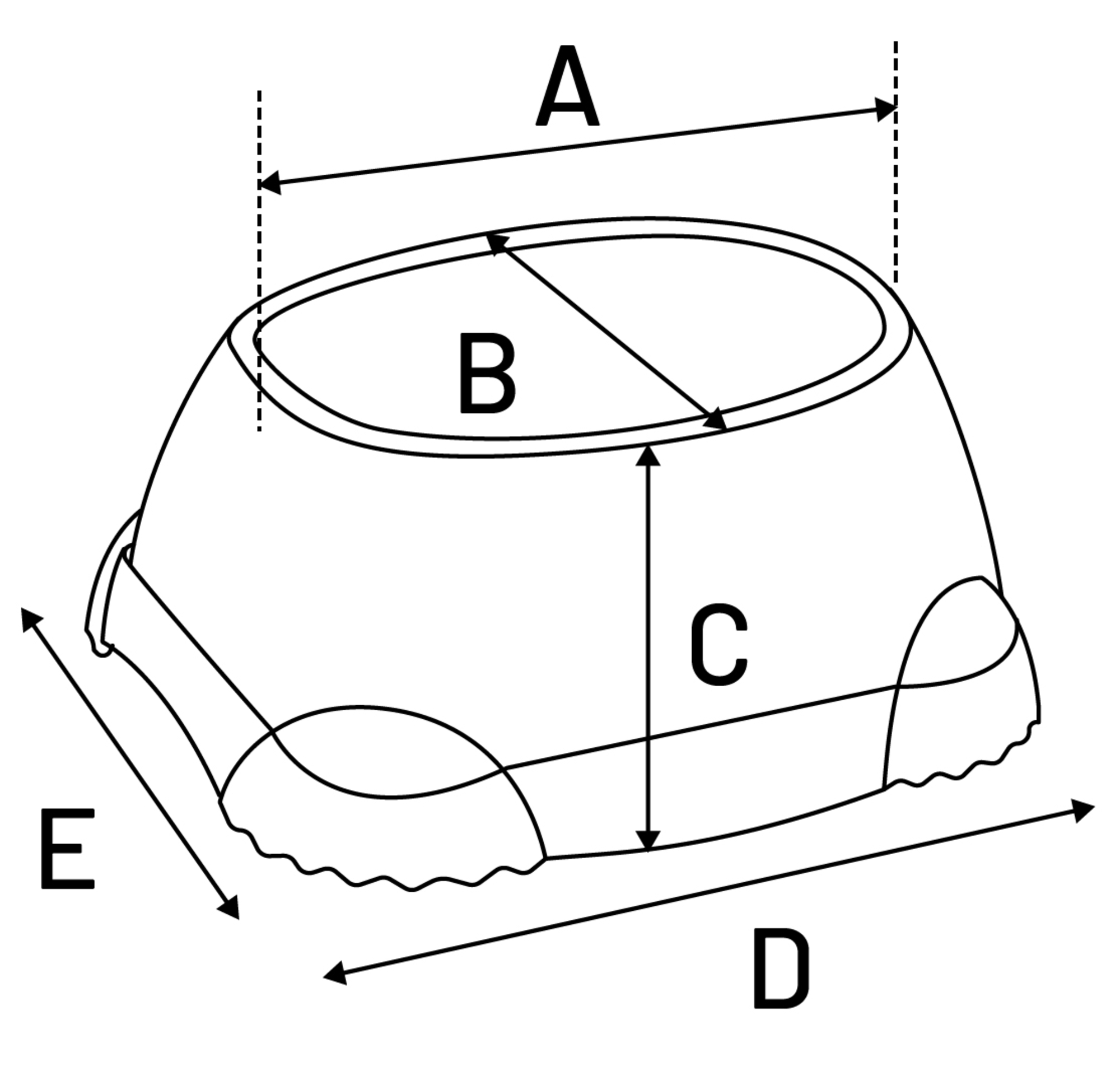 Flamingo Feeding and drinking bowl Leno Oval Classic multiple colours