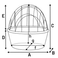 Flamingo Bicycle basket Dora Brown