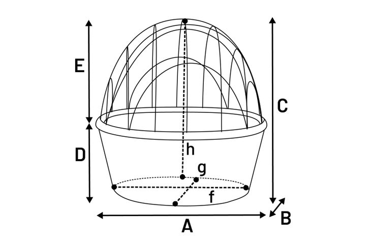 Flamingo Bicycle basket Dora Brown