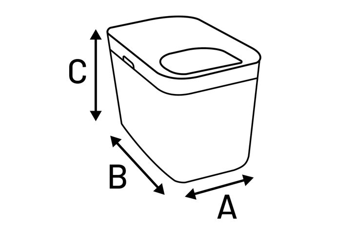 Flamingo Kattentoilet Kato Grijs