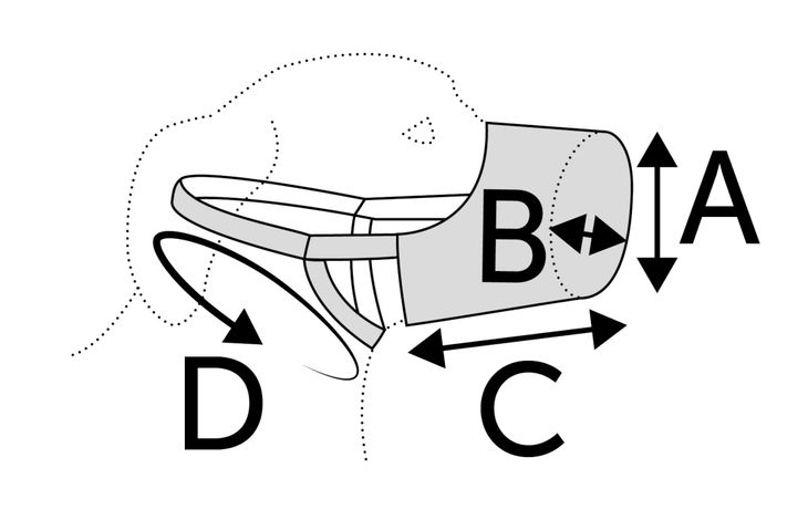 Flamingo Muzzle Silas Black