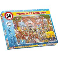 Personalia Puzzel Hoera Ik Zie Abraham 1000