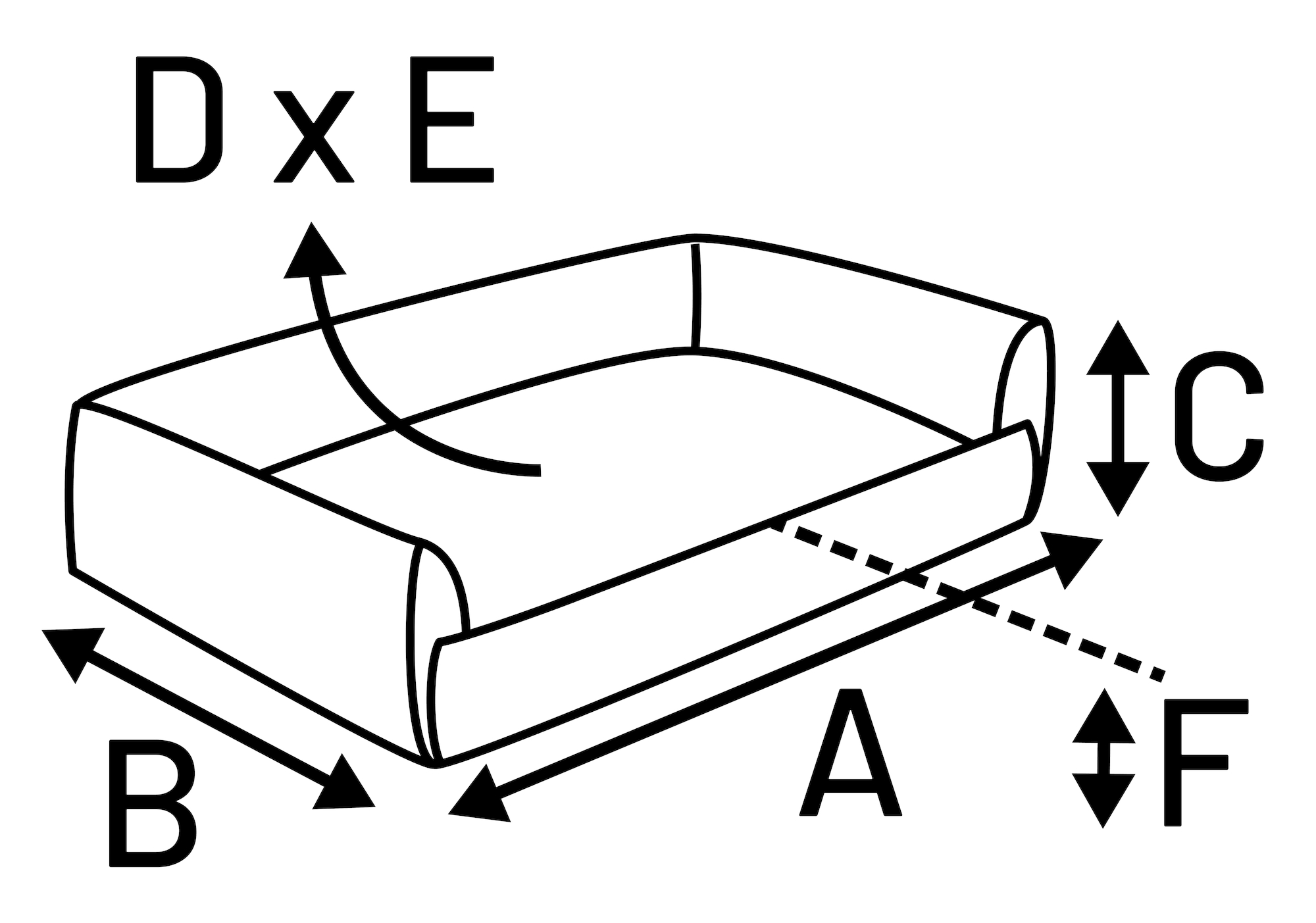 Flamingo Mand Jacquard Rechthoekig Taupe