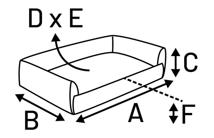 Flamingo Mand Jacquard Rechthoekig Taupe