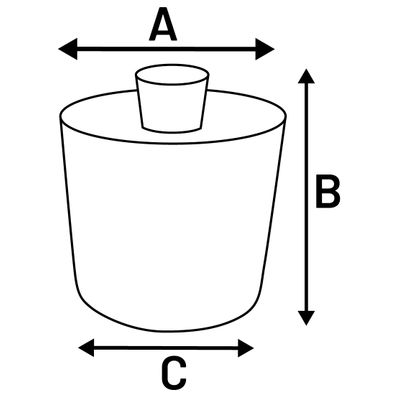Drinking fountain Mali Round White