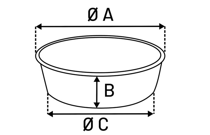 Flamingo Feeding bowl Slow feeder Kana Round Beige