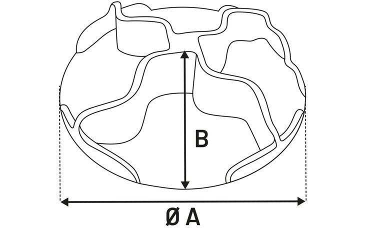 Flamingo Slow feeder insert for feeding bowl Woopy Round
