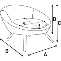 Flamingo Sofa Dolco Round Green