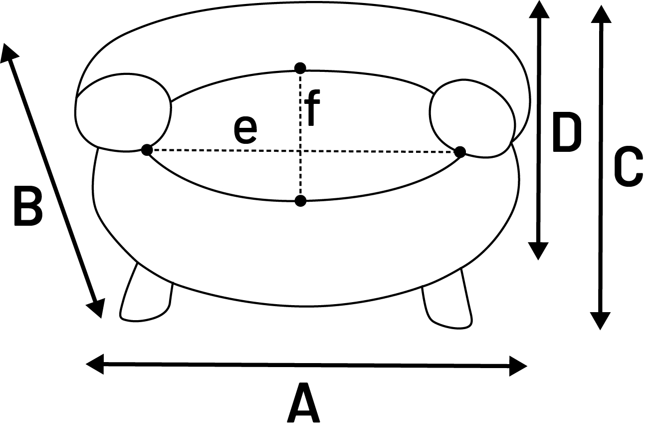Flamingo Sofa Dudo Round Beige