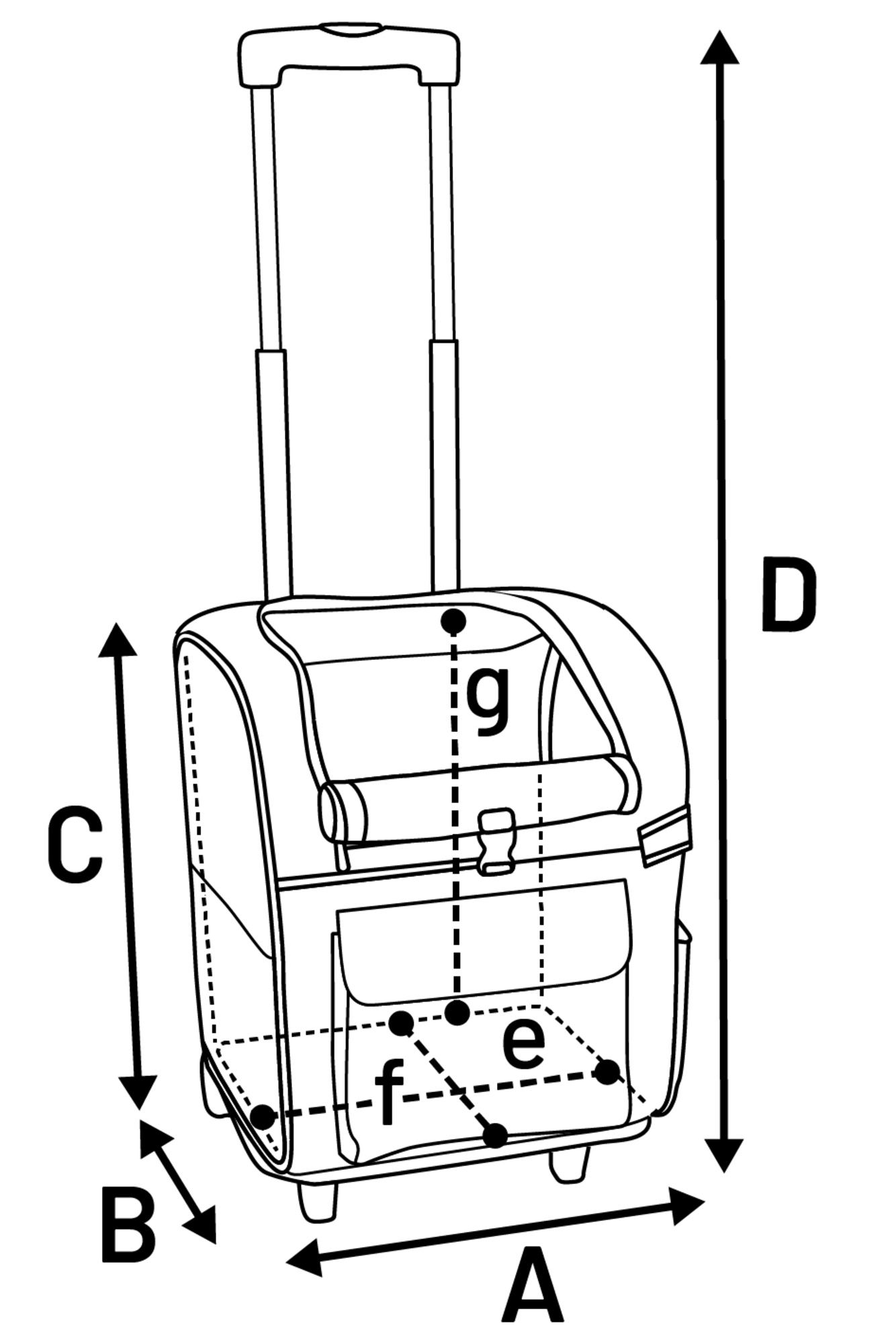 Flamingo Trolley Tirza Grey