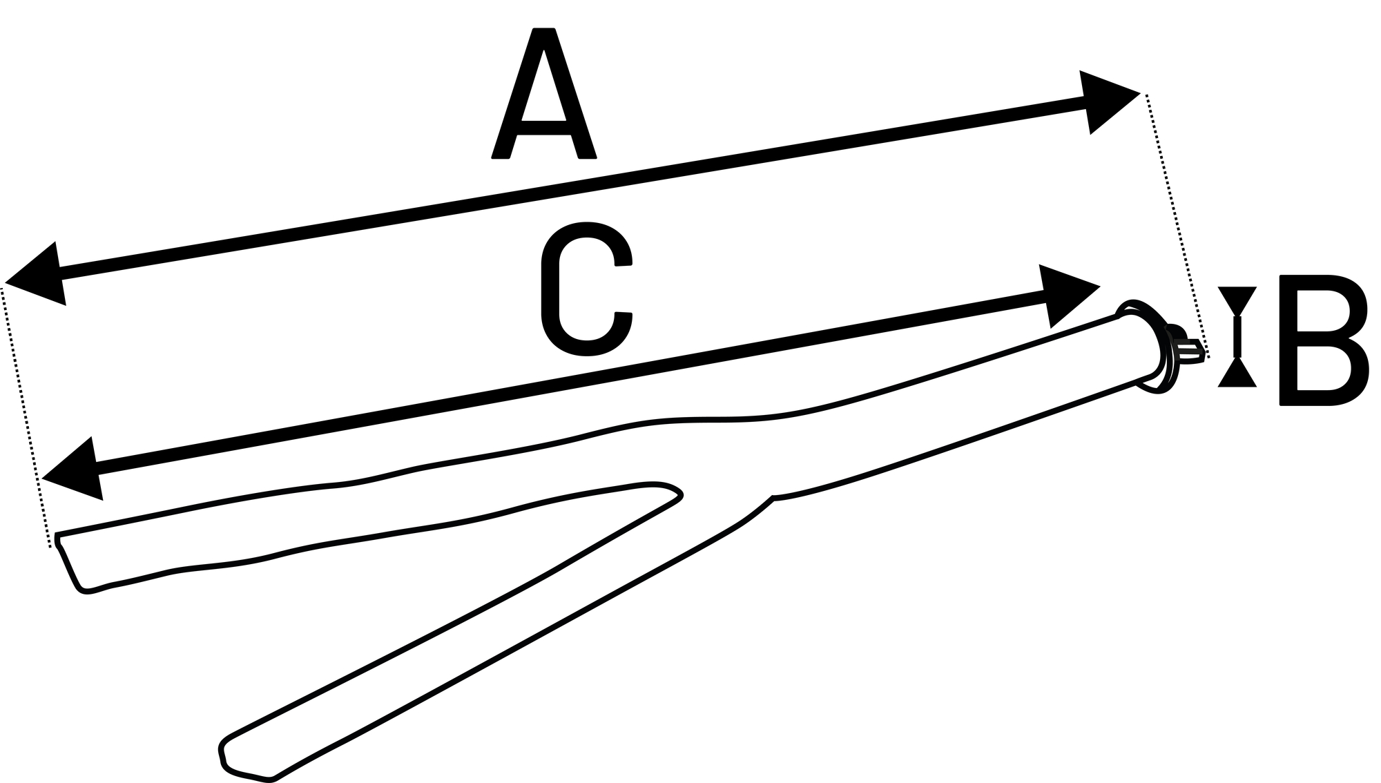 Flamingo Perch Chico V-shape Brown - Wood