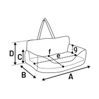 Flamingo Asiento del coche Jangles Gris