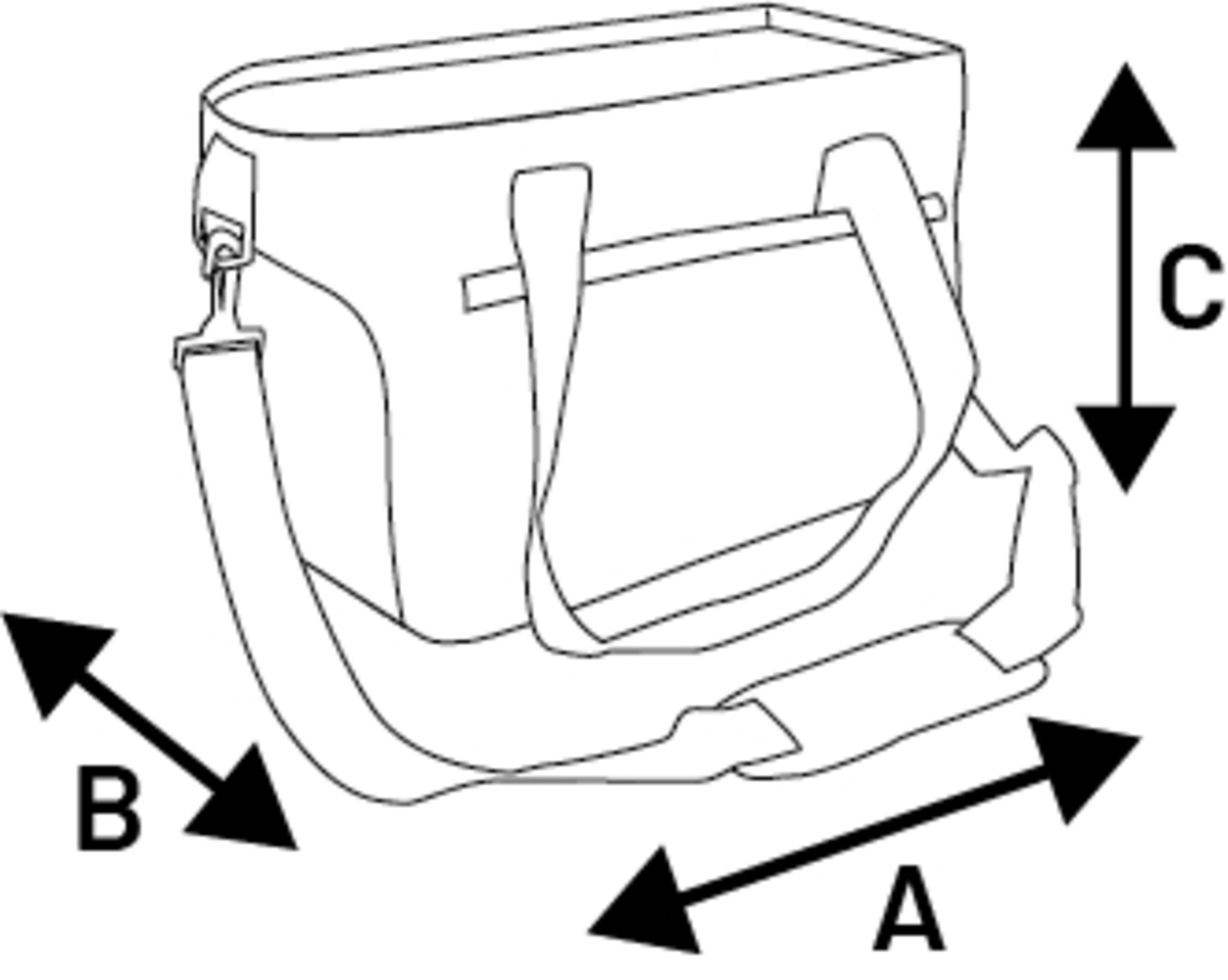 Flamingo Carrying bag Noenie Black