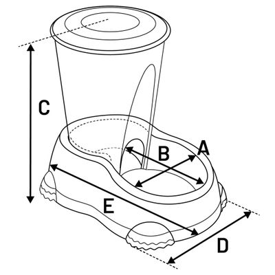 Voeder- en waterautomaat Ray Bruin